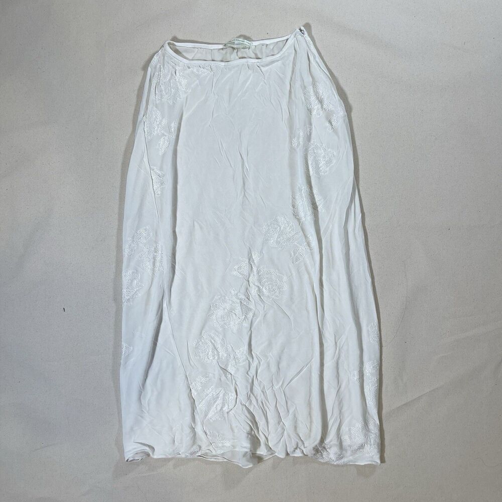 Charles Chang-Lima Double Layered Rose Embroidered Skirt Women’s Size Large